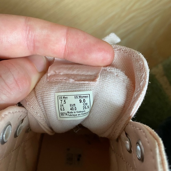 RARE NWOT Vans Sk8-Hi Mono - Peach Blush - W9/M7.5 - Picture 5 of 5